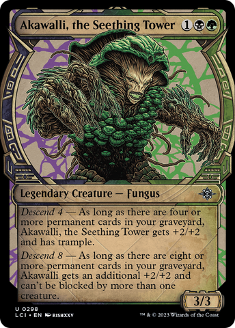 Akawalli, the Seething Tower (Showcase) [The Lost Caverns of Ixalan] Magic: The Gathering