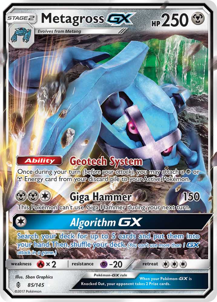 Metagross GX (85/145) [Sun & Moon: Guardians Rising] Pokémon
