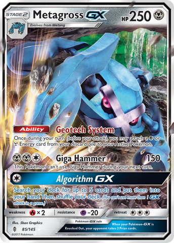 Metagross GX (85/145) [Sun & Moon: Guardians Rising] Pokémon