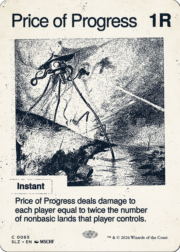 Price of Progress (0065) [Secret Lair x MSCHF: The Zeta Set] Magic: The Gathering