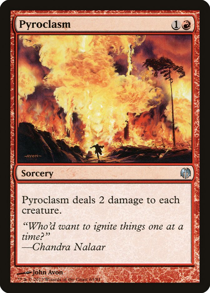 Pyroclasm [Duel Decks: Heroes vs. Monsters] Magic: The Gathering