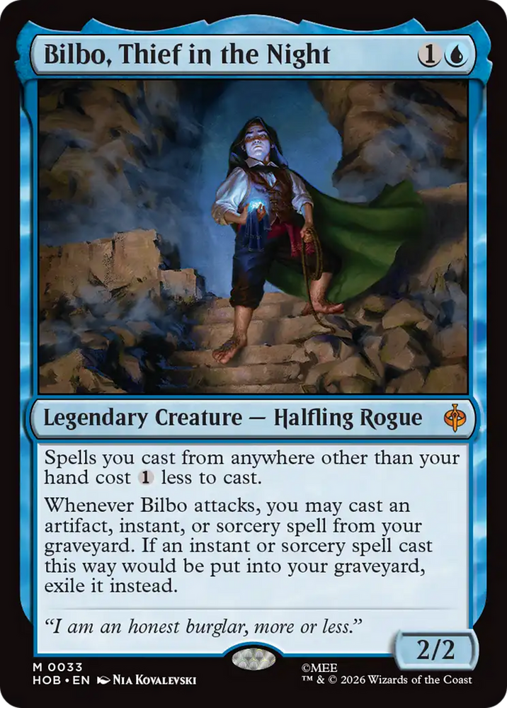 Bilbo, Thief in the Night [The Hobbit] Magic: The Gathering