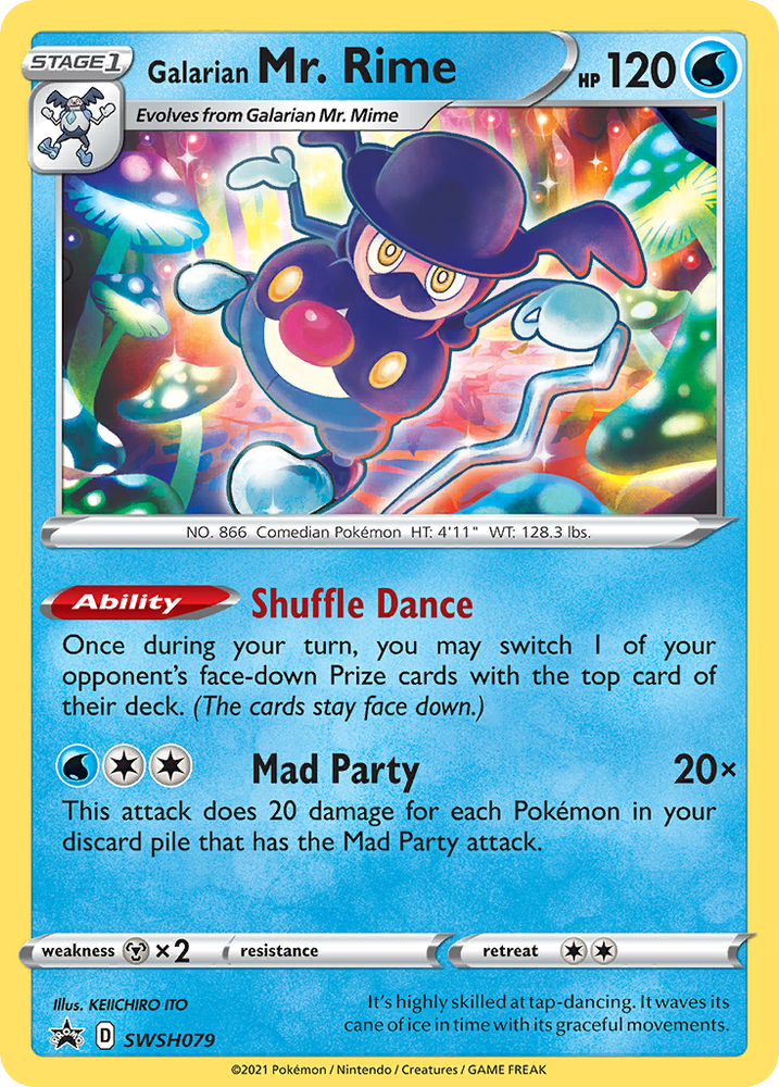 Galarian Mr. Rime (SWSH079) [Sword & Shield: Black Star Promos] Pokémon