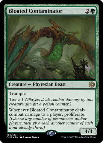 Bloated Contaminator (Promo Pack) [Phyrexia: All Will Be One Promos] Magic: The Gathering