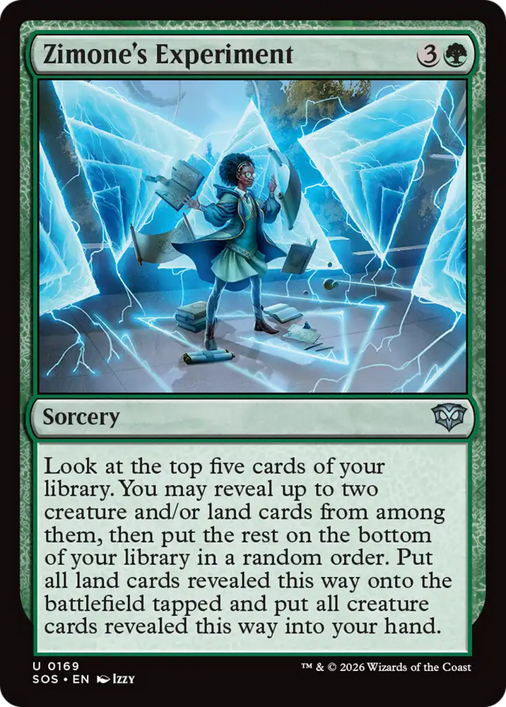 Zimone's Experiment [Secrets of Strixhaven] Magic: The Gathering
