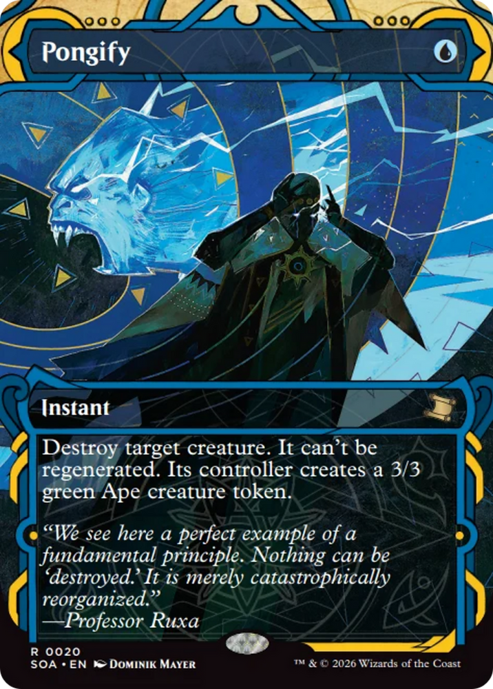 Pongify [Secrets of Strixhaven: Mystical Archive] Magic: The Gathering