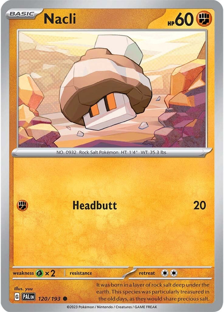 Nacli (120/193) [Scarlet & Violet: Paldea Evolved] Pokémon