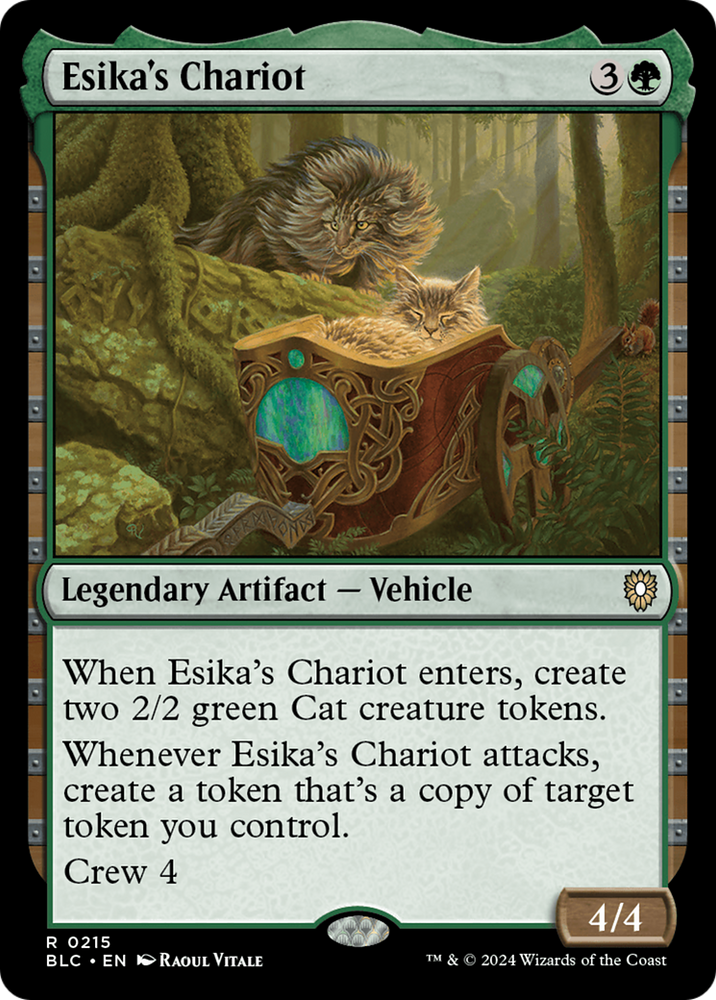 Esika's Chariot [Bloomburrow Commander] Magic: The Gathering