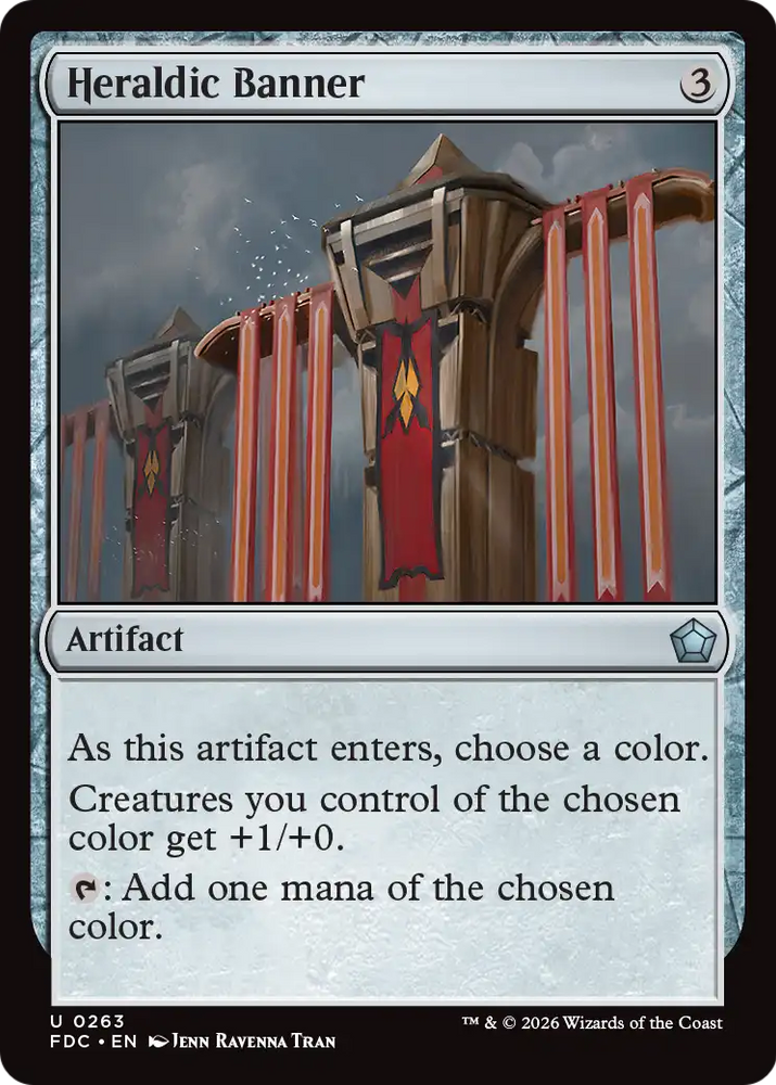 Heraldic Banner [Foundations Commander] Magic: The Gathering