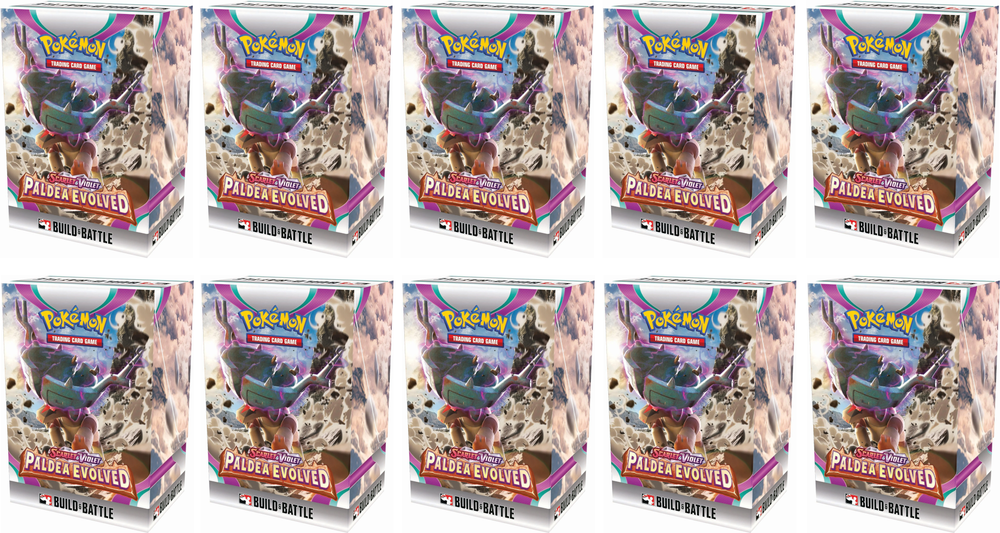 Scarlet & Violet: Paldea Evolved - Build & Battle Box Display Pokémon
