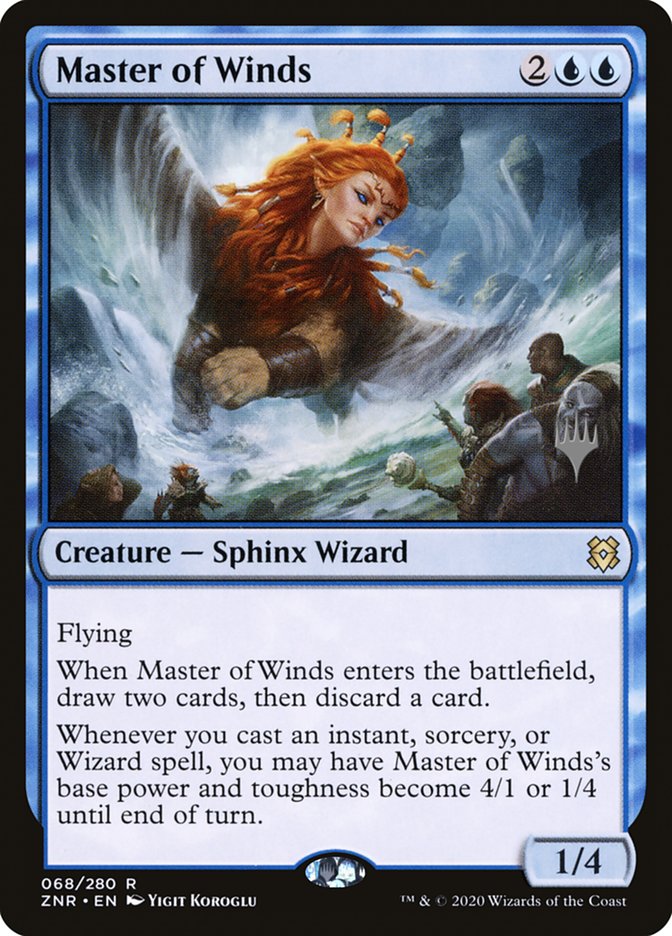 Master of Winds (Promo Pack) [Zendikar Rising Promos] Magic: The Gathering