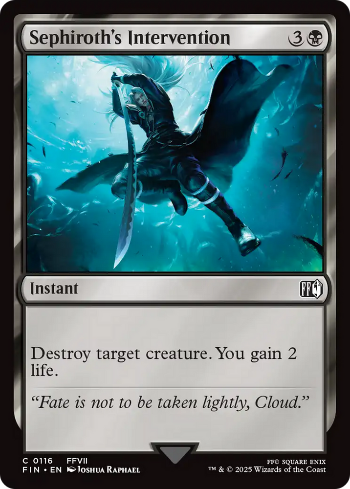 Sephiroth's Intervention [FINAL FANTASY] Magic: The Gathering