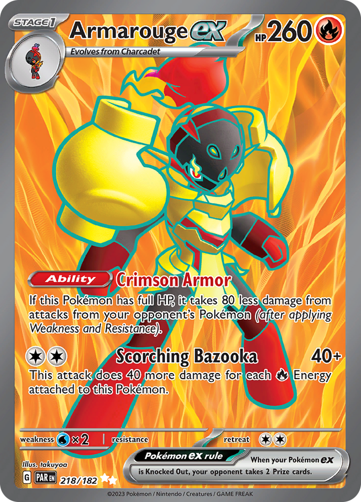 Armarouge ex (218/182) [Scarlet & Violet: Paradox Rift] Pokémon