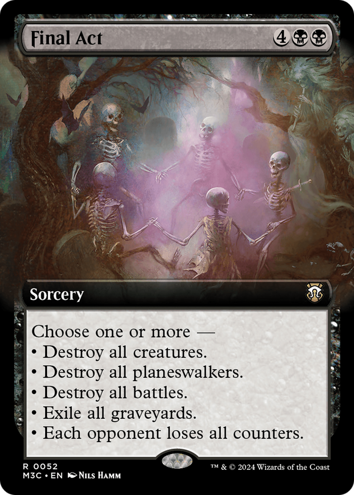 Final Act (Extended Art) (Ripple Foil) [Modern Horizons 3 Commander] Magic: The Gathering