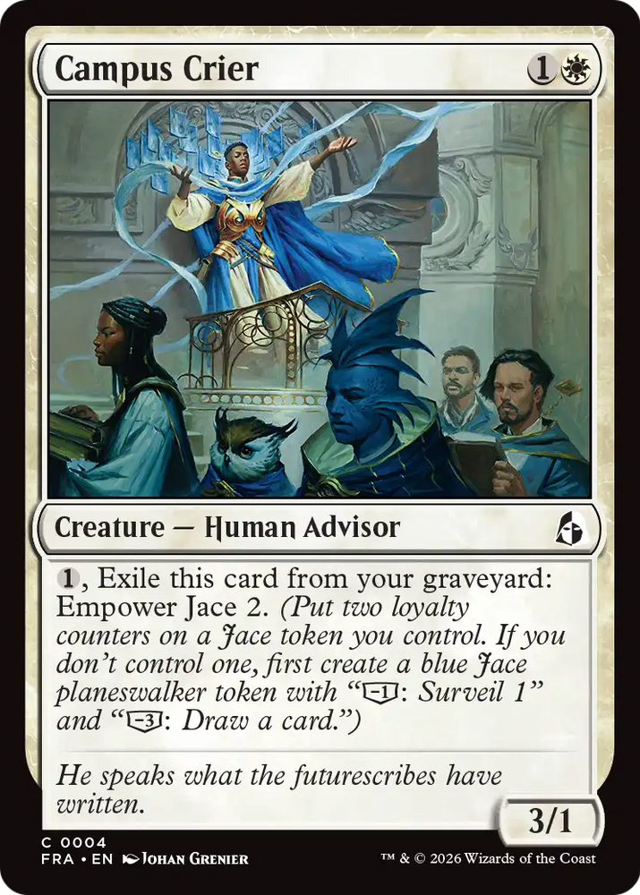 Campus Crier [Reality Fracture] Magic: The Gathering