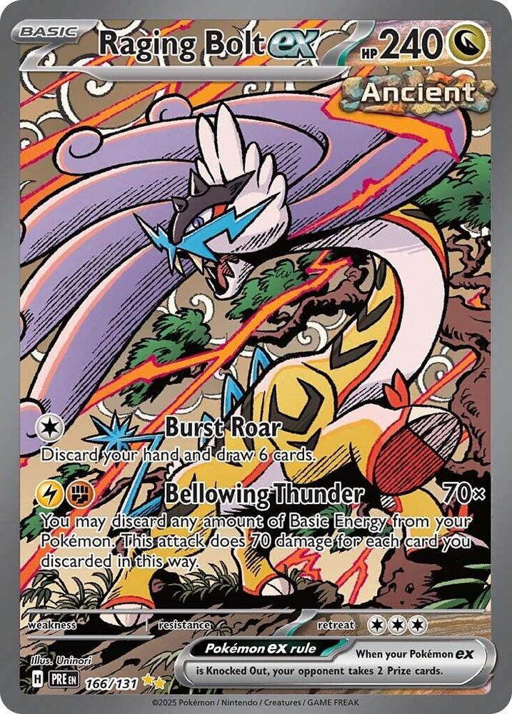 Raging Bolt ex (166/131) [Scarlet & Violet: Prismatic Evolutions] Pokémon