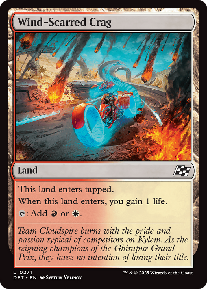 Wind-Scarred Crag [Aetherdrift] Magic: The Gathering