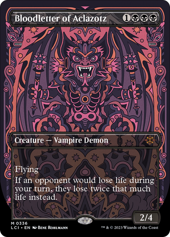 Bloodletter of Aclazotz (Borderless) [The Lost Caverns of Ixalan] Magic: The Gathering
