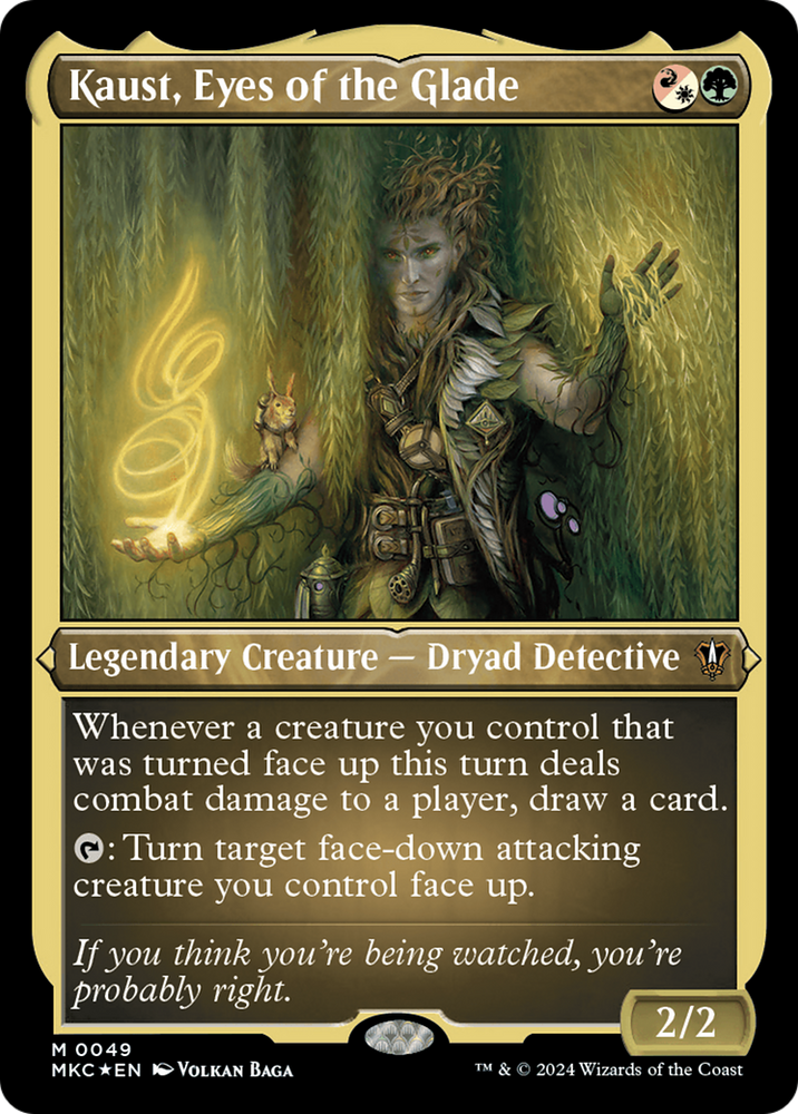 Kaust, Eyes of the Glade (Display Commander) [Murders at Karlov Manor Commander] Magic: The Gathering