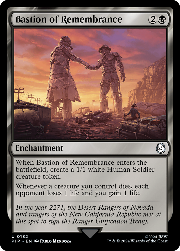 Bastion of Remembrance [Fallout] Magic: The Gathering