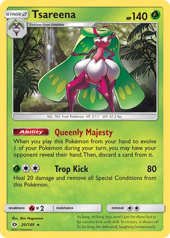 Tsareena (20/149) [Sun & Moon: Base Set] Pokémon