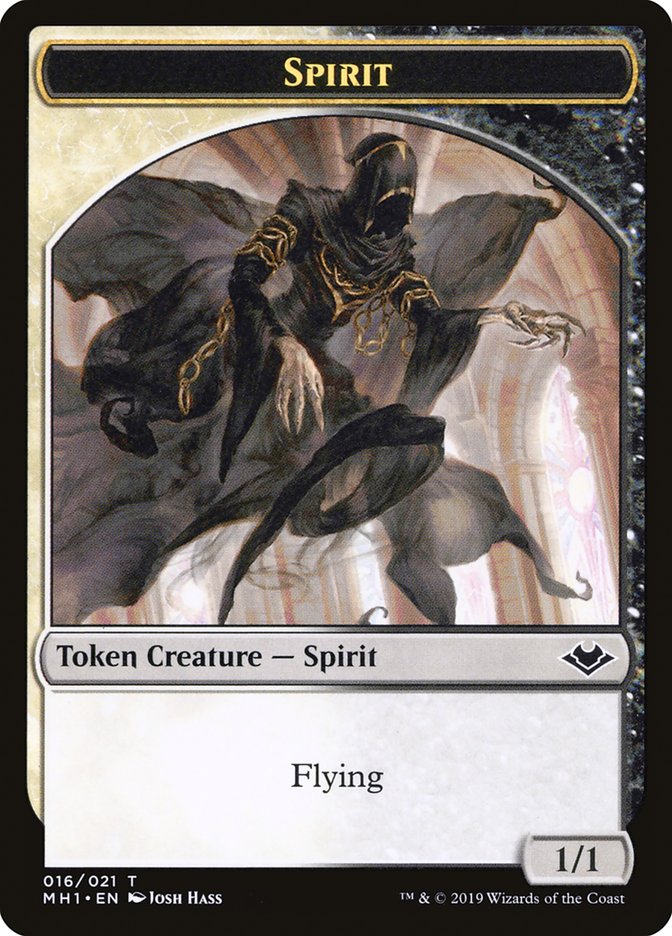 Bear // Spirit Double-Sided Token [Modern Horizons Tokens] Magic: The Gathering