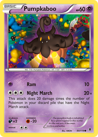 Pumpkaboo (44/119) [XY: Phantom Forces] Pokémon