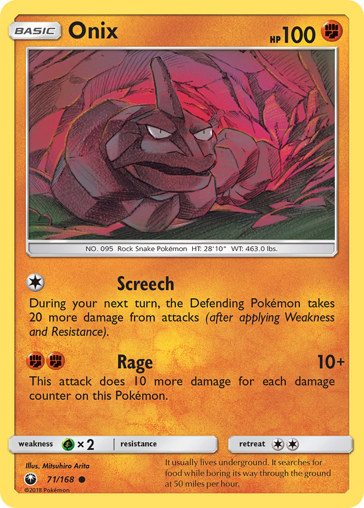 Onix (71/168) [Sun & Moon: Celestial Storm] Pokémon