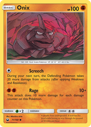 Onix (71/168) [Sun & Moon: Celestial Storm] Pokémon