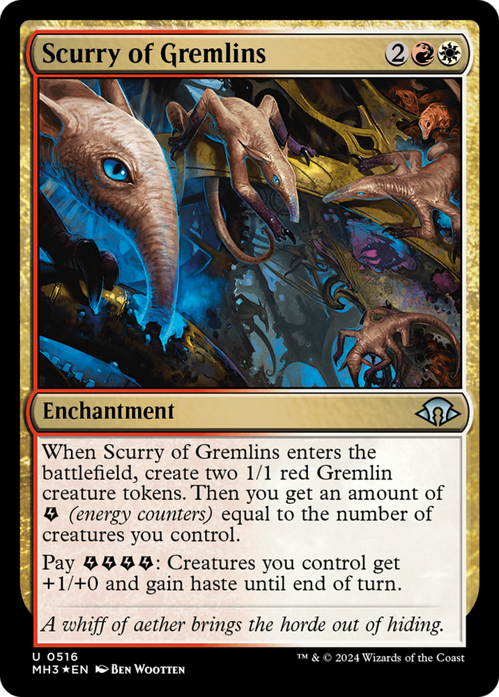 Scurry of Gremlins (Ripple Foil) [Modern Horizons 3] Magic: The Gathering