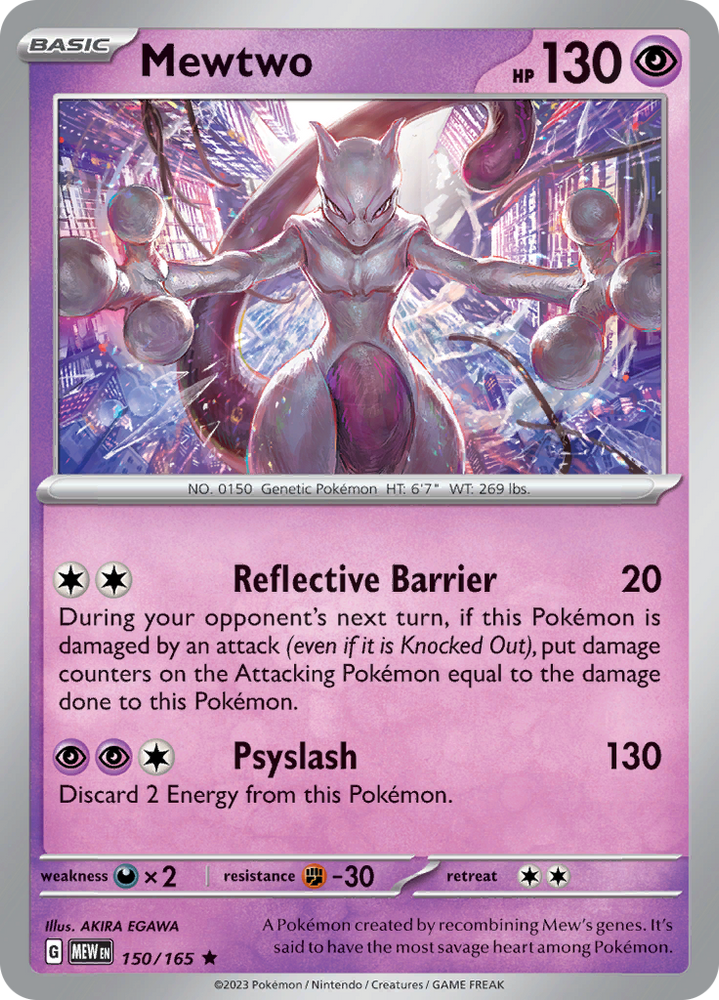 Mewtwo (150/165) [Scarlet & Violet 151] Pokémon