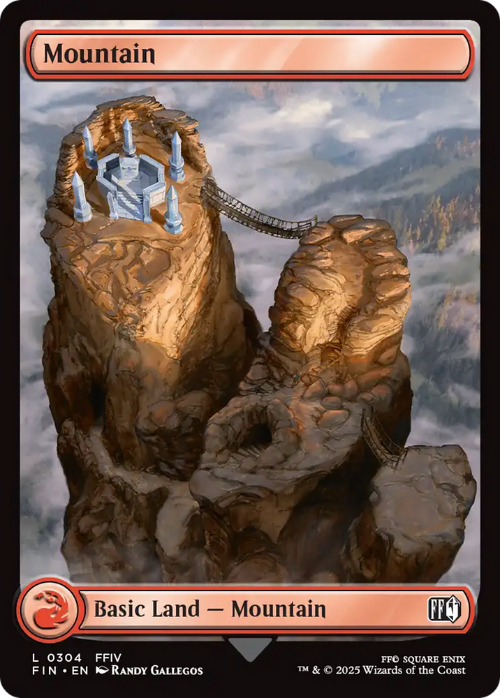 Mountain (0304) [FINAL FANTASY] Magic: The Gathering