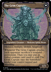 Throne of the Grim Captain // The Grim Captain (Showcase) [The Lost Caverns of Ixalan] Magic: The Gathering
