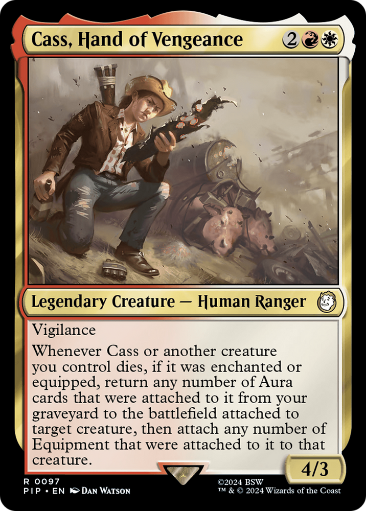 Cass, Hand of Vengeance [Fallout] Magic: The Gathering