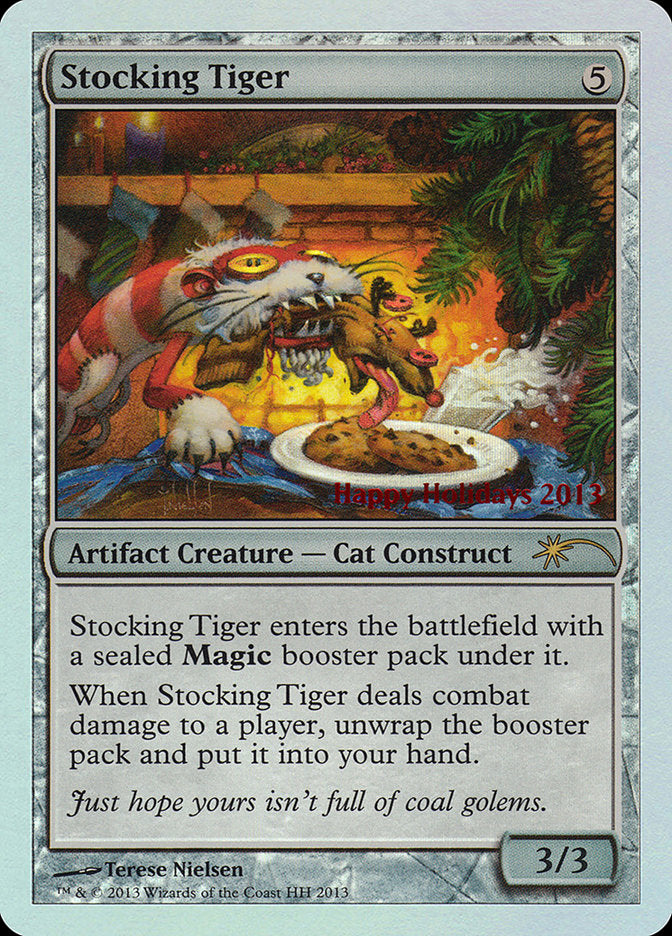 Stocking Tiger [Happy Holidays] Magic: The Gathering