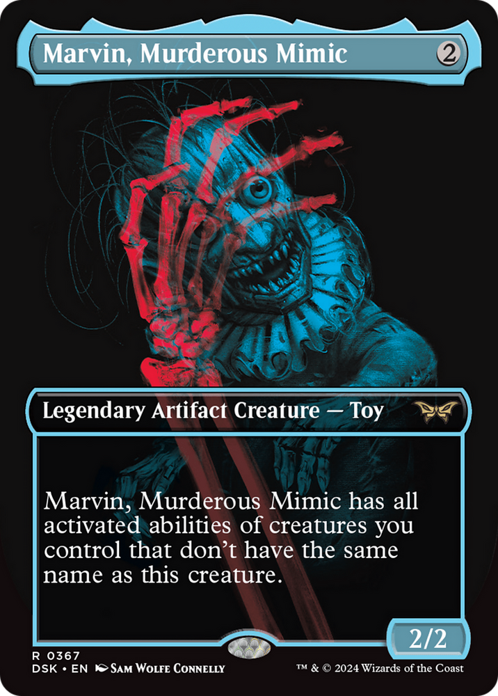 Marvin, Murderous Mimic (Showcase) [Duskmourn: House of Horror] Magic: The Gathering