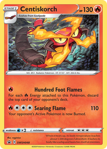 Centiskorch (SWSH048) [Sword & Shield: Black Star Promos] Pokémon