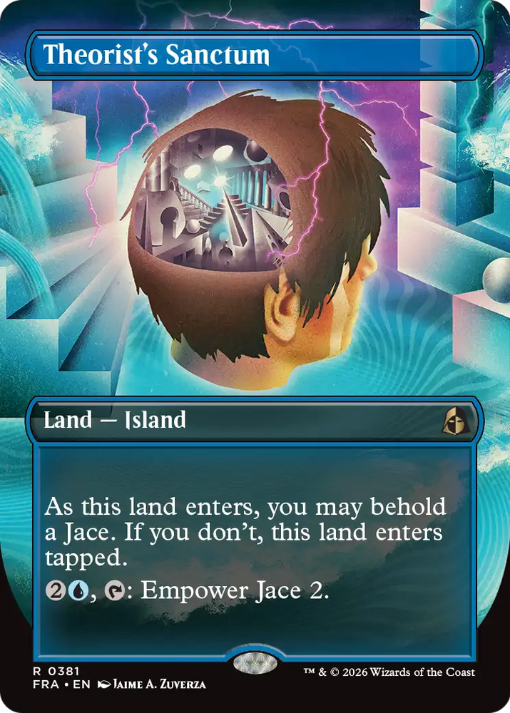 Theorist's Sanctum (Borderless) [Reality Fracture] Magic: The Gathering