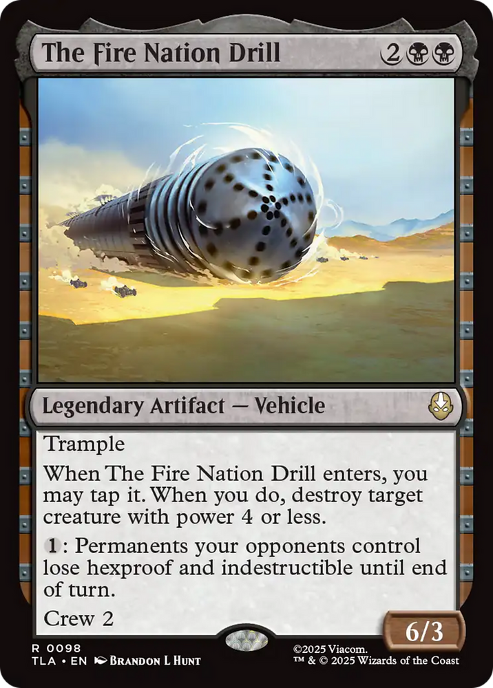The Fire Nation Drill [Avatar: The Last Airbender] Magic: The Gathering