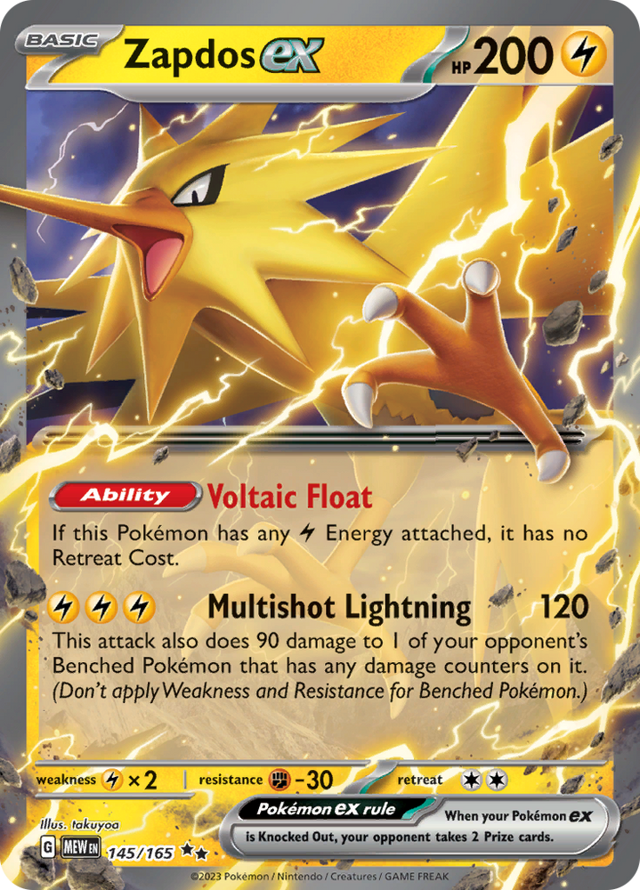 Zapdos ex (145/165) [Scarlet & Violet 151] Pokémon