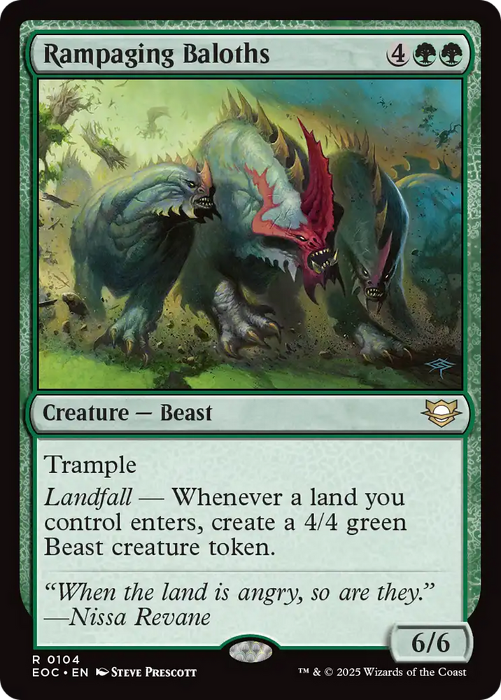 Rampaging Baloths [Edge of Eternities Commander] Magic: The Gathering