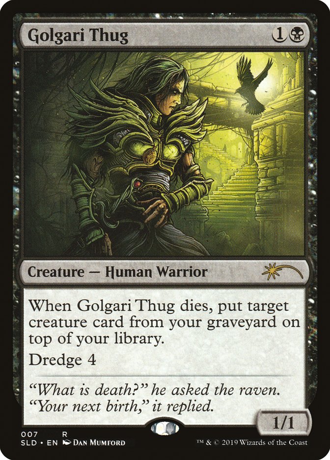 Golgari Thug [Secret Lair Drop Series] Magic: The Gathering