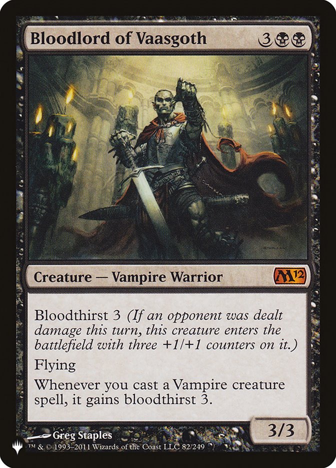 Bloodlord of Vaasgoth [The List] Magic: The Gathering