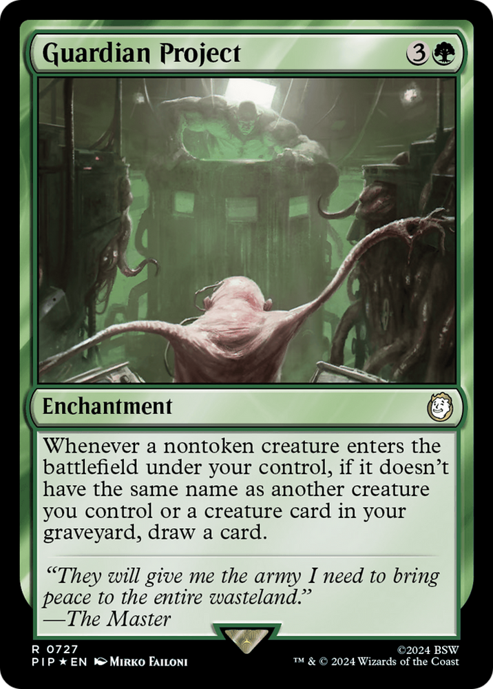 Guardian Project (Surge Foil) [Fallout] Magic: The Gathering