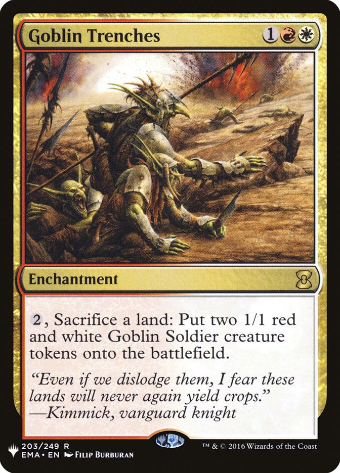 Goblin Trenches [The List] Magic: The Gathering