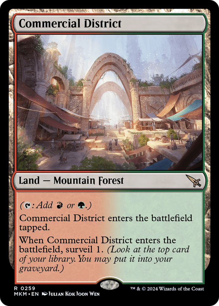 Commercial District [Murders at Karlov Manor] Magic: The Gathering