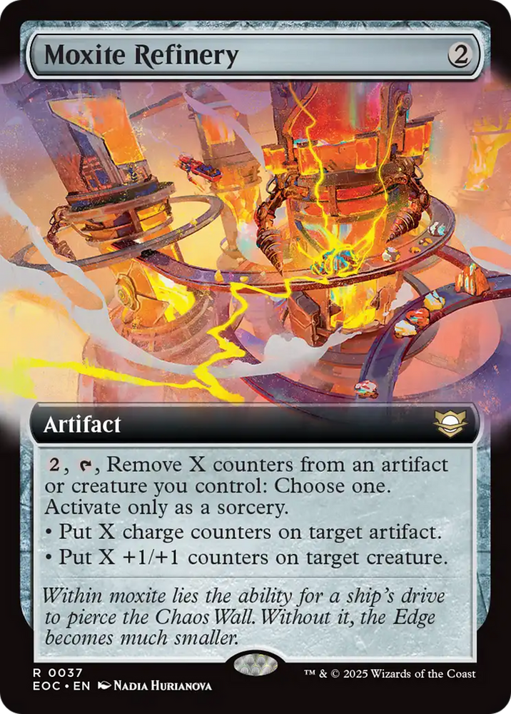 Moxite Refinery (Extended Art) [Edge of Eternities Commander] Magic: The Gathering
