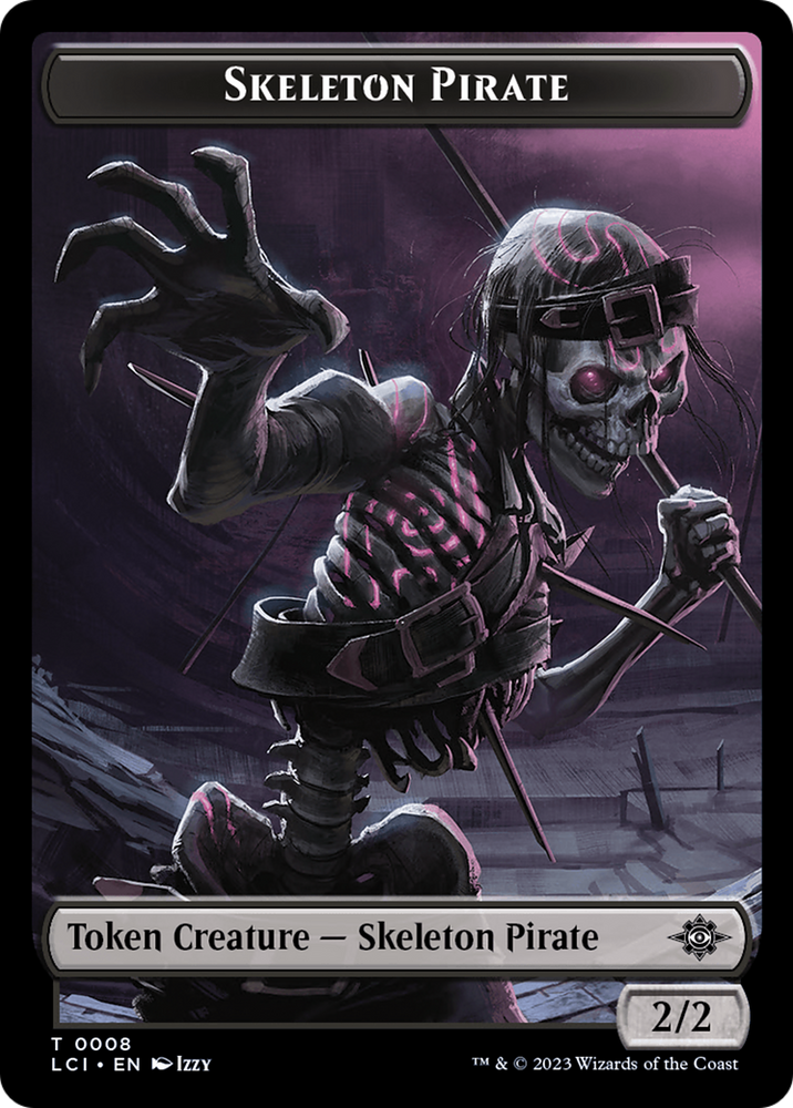 Skeleton Pirate Token [The Lost Caverns of Ixalan Tokens] Magic: The Gathering