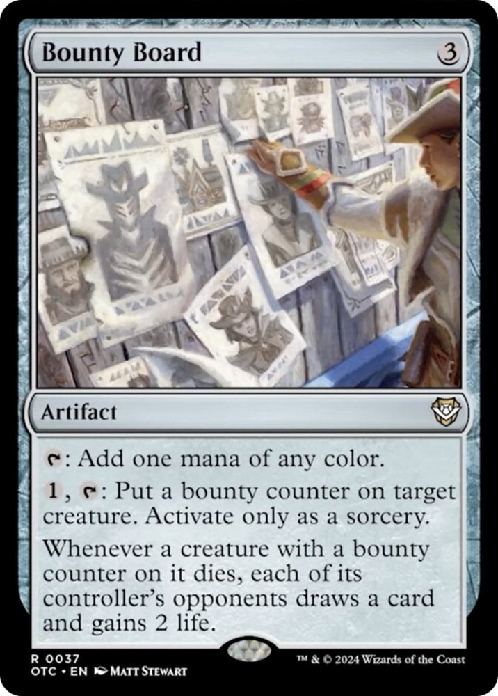 Bounty Board [Outlaws of Thunder Junction Commander] Magic: The Gathering
