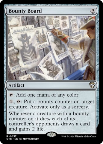 Bounty Board [Outlaws of Thunder Junction Commander] Magic: The Gathering
